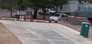 close-up of barriers